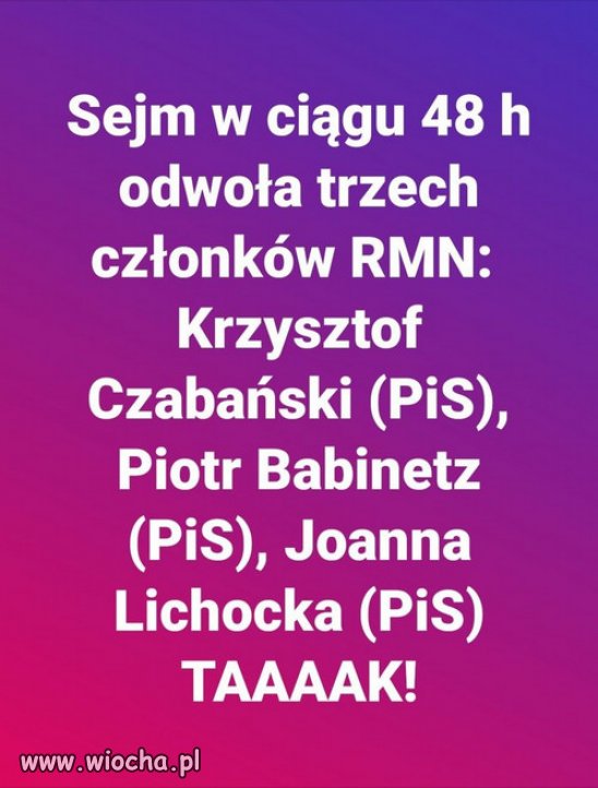 Z każdym dniem klęska PiSu coraz większa...