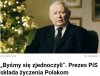 Teraz życzy zjednoczenia