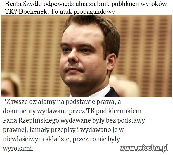 Co można zrobić z trybunałem kucharki