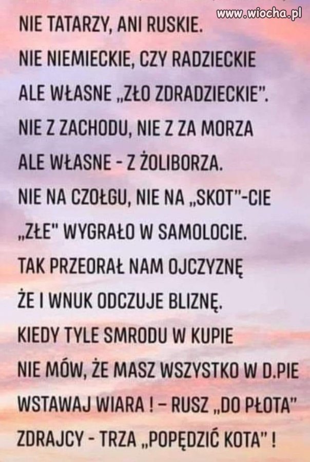 Taki wierszyk ...