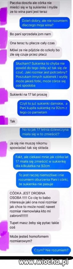 Będzie się ubierać tak