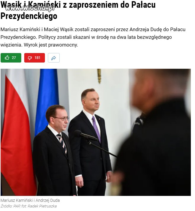 Żebrzą o kolejne ułaskawianie