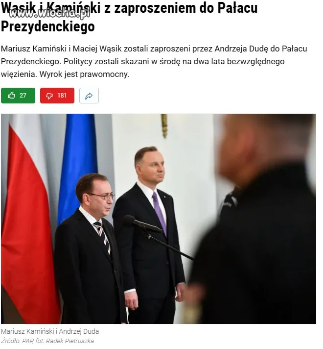 Żebrzą o kolejne ułaskawianie