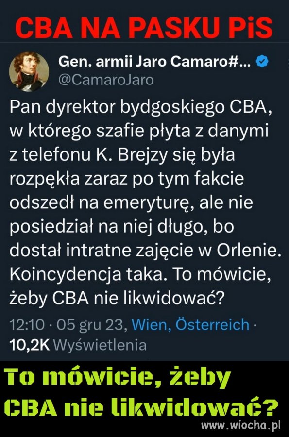 Samo się komentuje