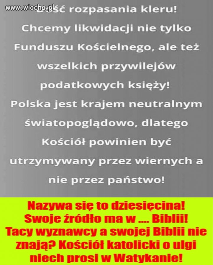 Wszyscy mamy być również wobec prawa, nie ma wyjątków.