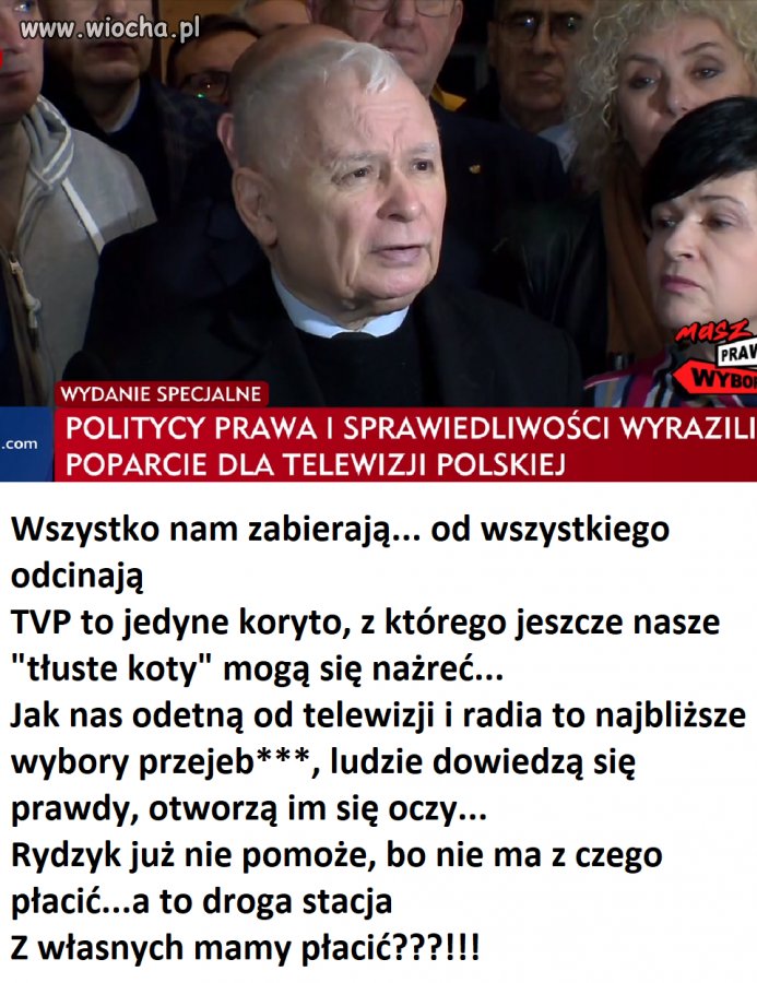 Słychać wycie przy korycie...a to znakomicie!!!
