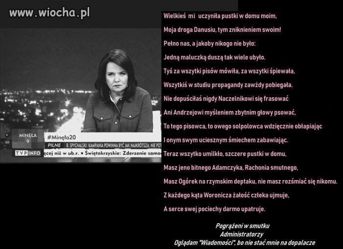 Pożegnanie Hołeckiej