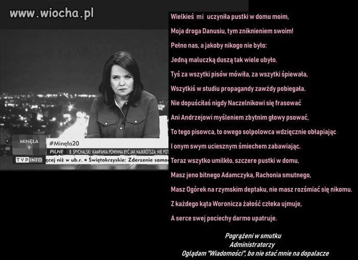 Pożegnanie Hołeckiej