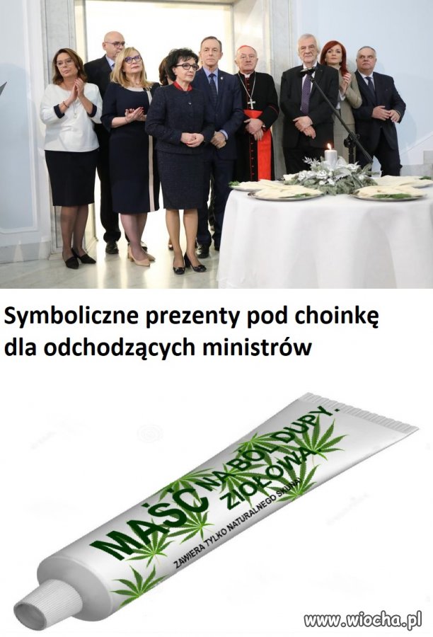 Opłatek i symboliczne prezenty w Sejmie