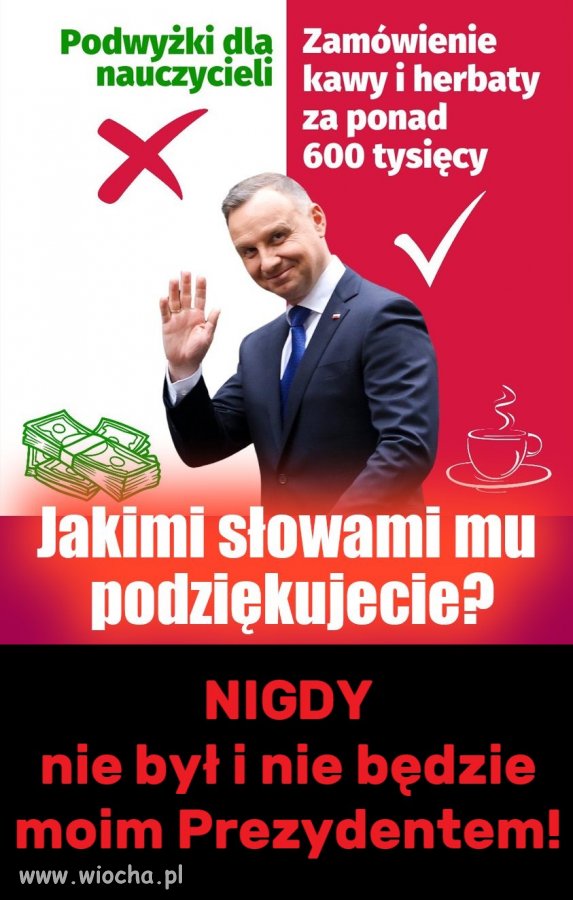 Zamiast mówić hańba i żenada, mów duda.