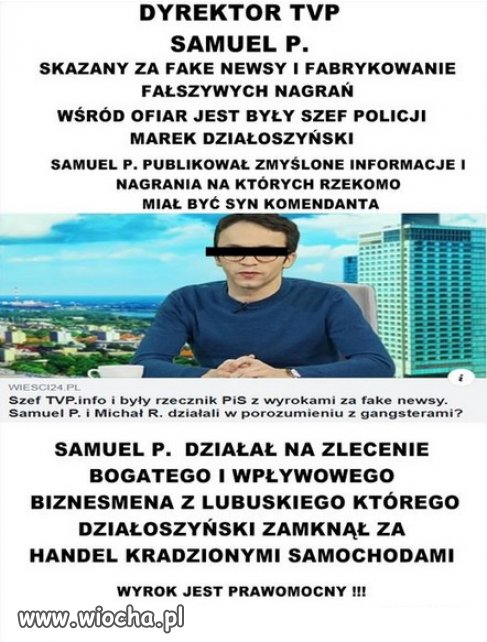 BYŁY RZECZNIK PIS SKAZANY ZA FAKE NEWSY. 