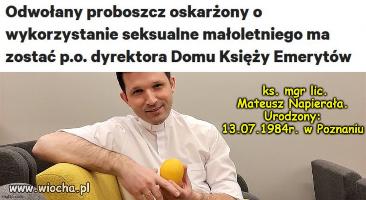 Księża emeryci!  Pilnujcie wnuków,