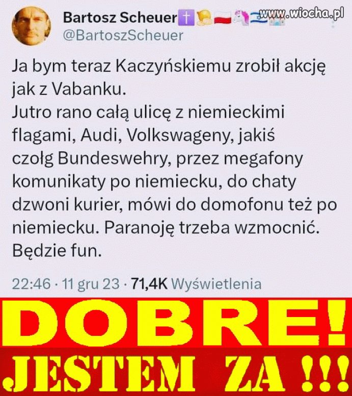 Genialne. Stary dziad się obszcza. 