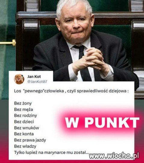 Tylko łupież na marynarce mu został...i strach w oczach!