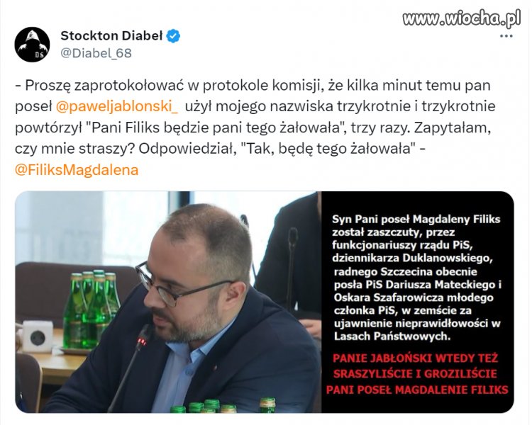 Czysto mafijne zachowanie ujka z morda jurys