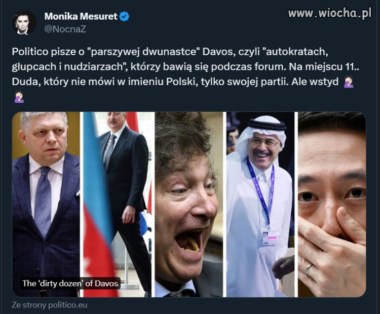 To jest obraz upadku i kompromitacji PiS i Dudy  na arenie międzynarodowej. ..