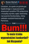 Kościół to niech się najpierw skupi na pedofilach w swoich szeregach