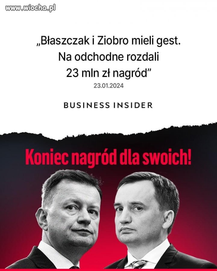 Według mnie powinni siedzieć