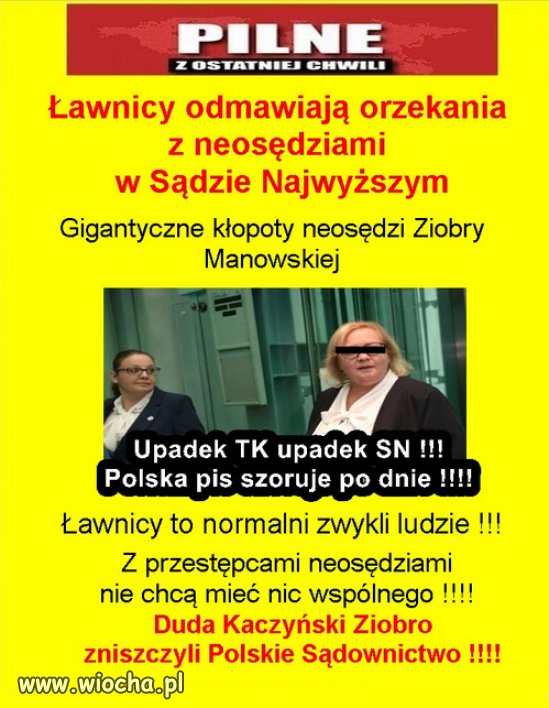 Manowska wraz z Ziobrą stworzyła chaos w praworządności. 
