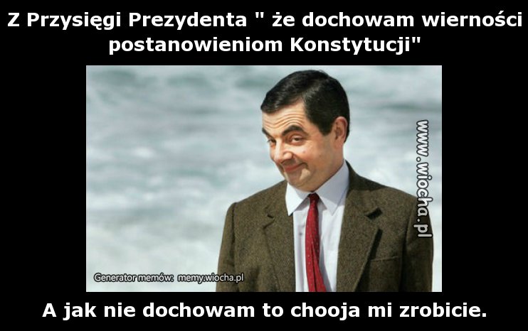 Z Przysięgi Prezydenta 