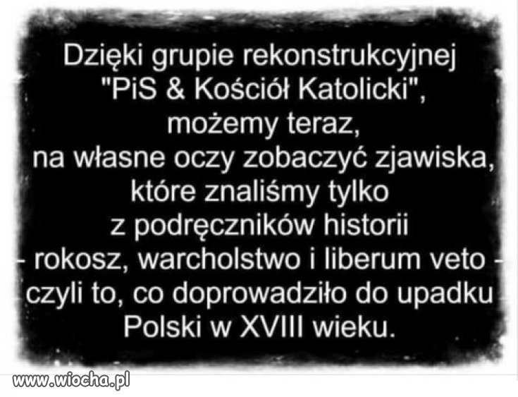 PiS i sekta kościoła to największe źródła zacofania!
