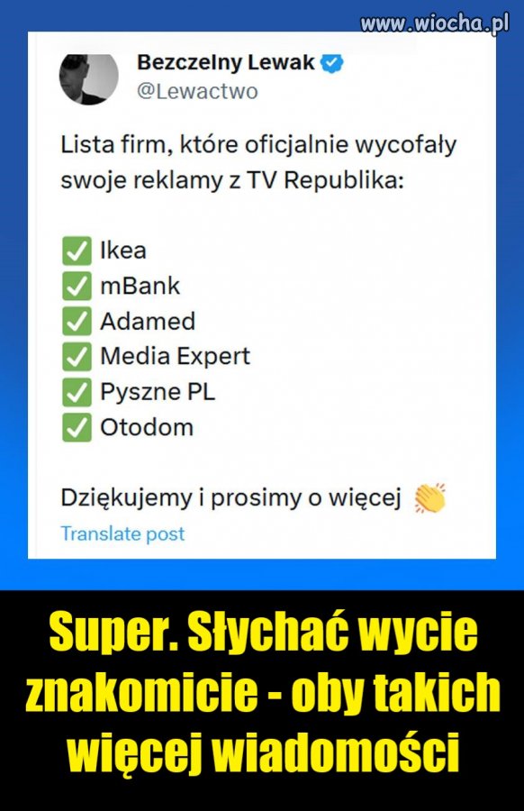 Zapraszamy kolejne firmy. Lista jest otwarta!
