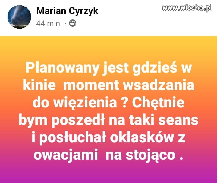 Kamiński z wąsikiem mogą dziś na chwilę poczuć się