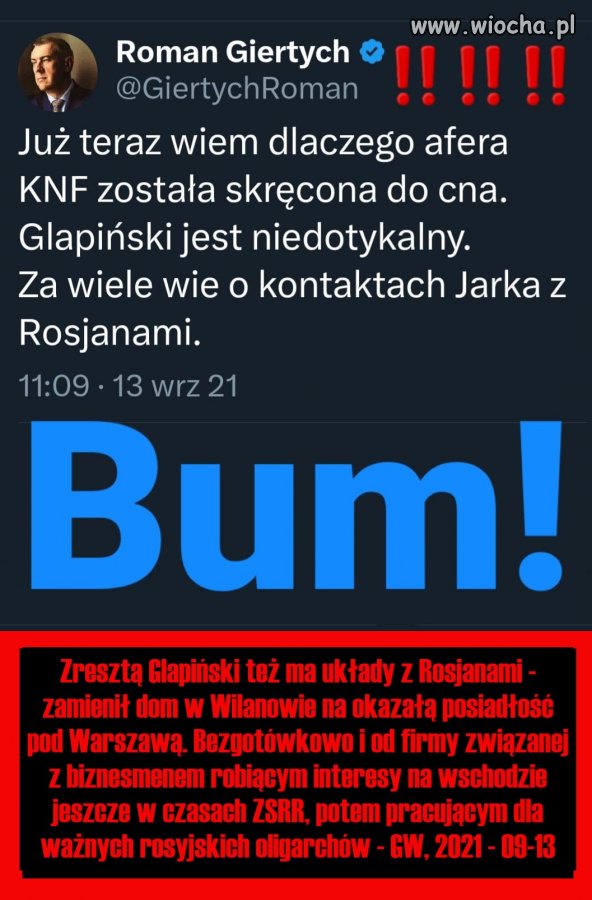 Na tego oszusta też przyjdzie czas