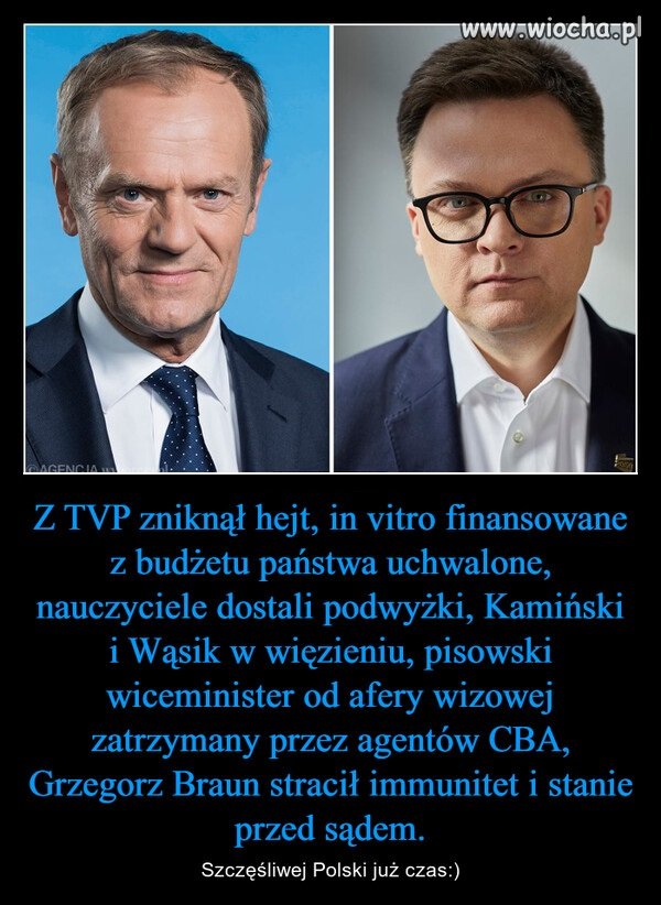 Wreszcie coś pozytywnego. Dość babrania się w tym 