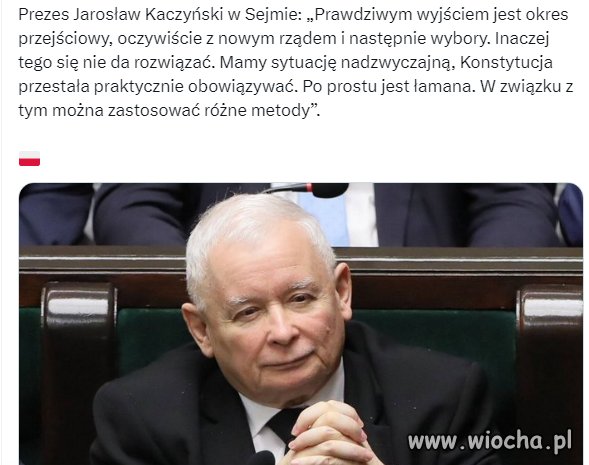 Oby te następne wybory oglądał zza krat