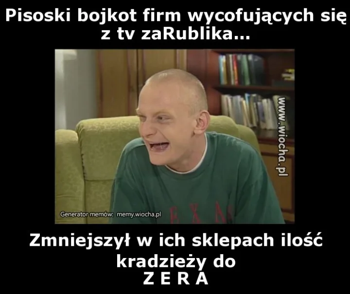 Pisoski bojkot firm wycofujących się z tv