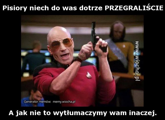 Pisiory niech do was dotrze PRZEGRALIŚCIE