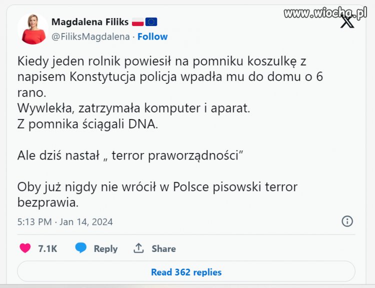Była akcja jest reakcja.