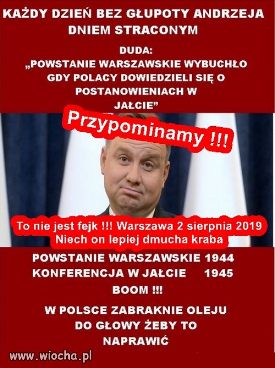 Andrzej Duda zaliczył kolejną wpadkę...