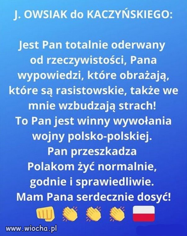 Coraz więcej Polaków zgadza się z Owsiakiem!