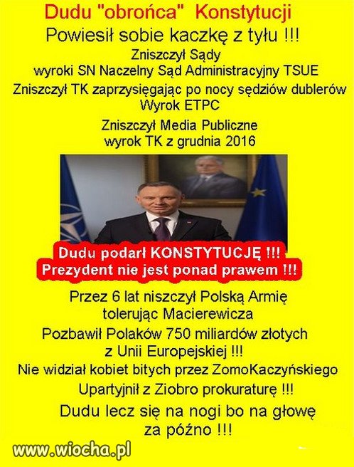 Żenada  to "orędzie" dudusia to pisowski cyrk...