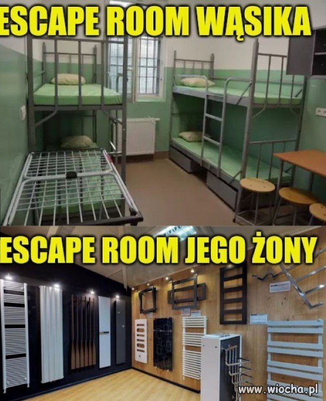 Każdy ma taki escape room
