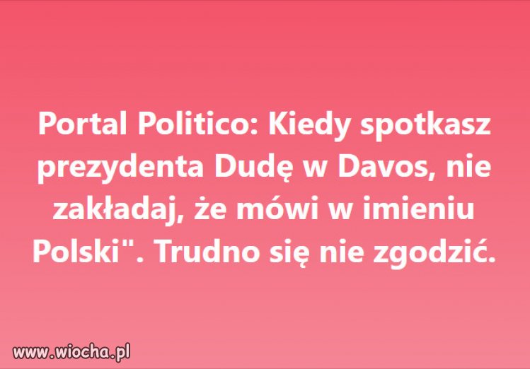 Marionetka Kaczyńskiego Du*pa, tylko ośmiesza Polskę!