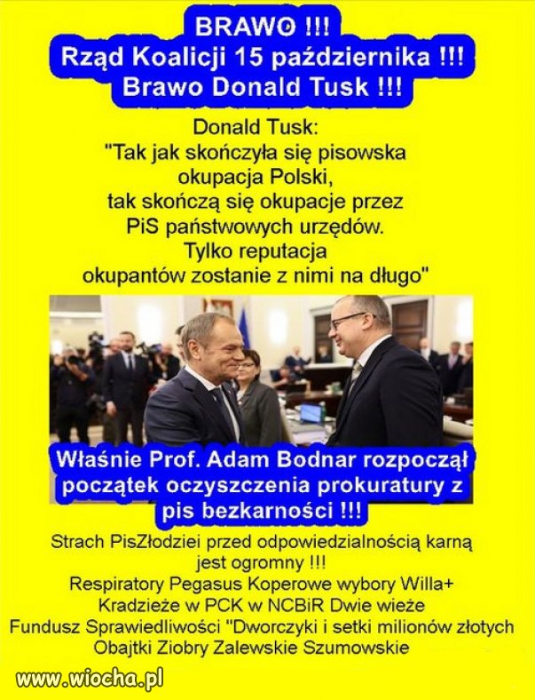Na wiosne bedzie Wielkie Sprzatanie, zlodziejskich okupantow!