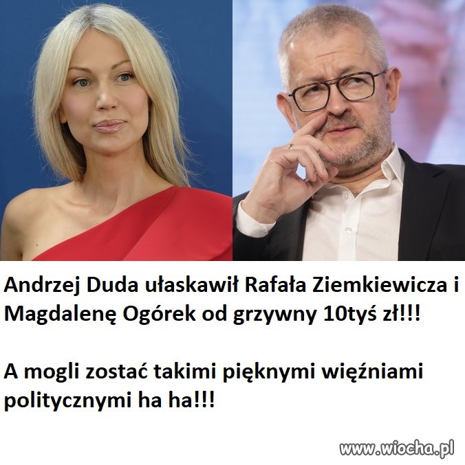 A może mnie ułaskawi ...od mandatu za parkowanie?