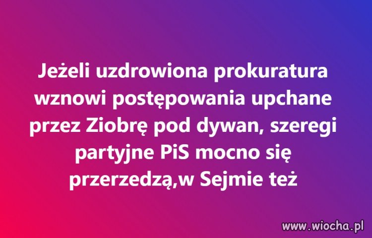 Może wtedy prawica będzie prawicą, a nie bandyterką