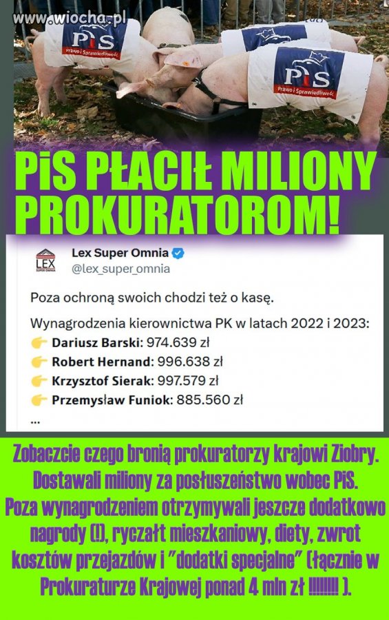Walczą o bogate koryto, które im się zabiera