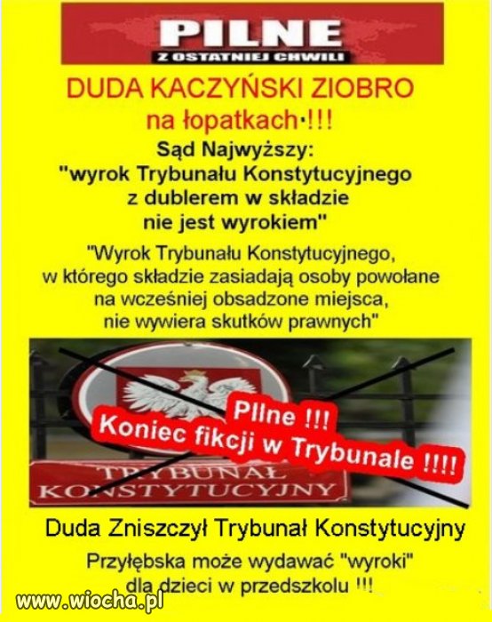 Koniec białoruskiego prawa i sprawiedliwości Kaczyńskiego!