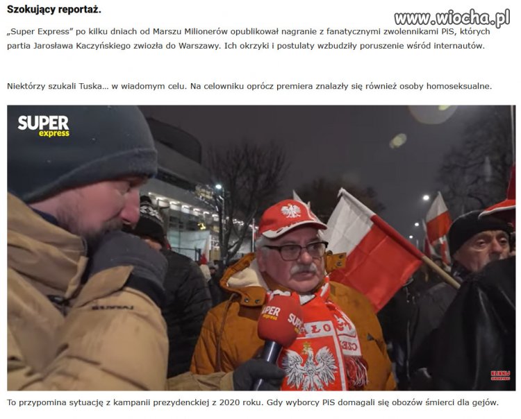 Chcą zabić Tuska i obozów śmierci dla gejów.