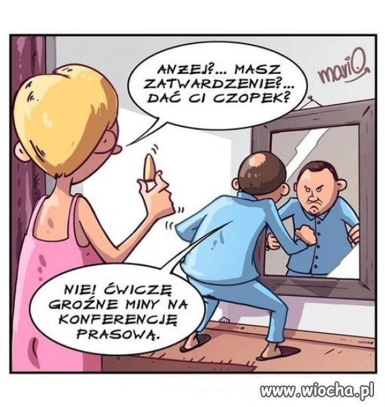 Bo Anżej cały czas się łuczy się i ćwiczy ...