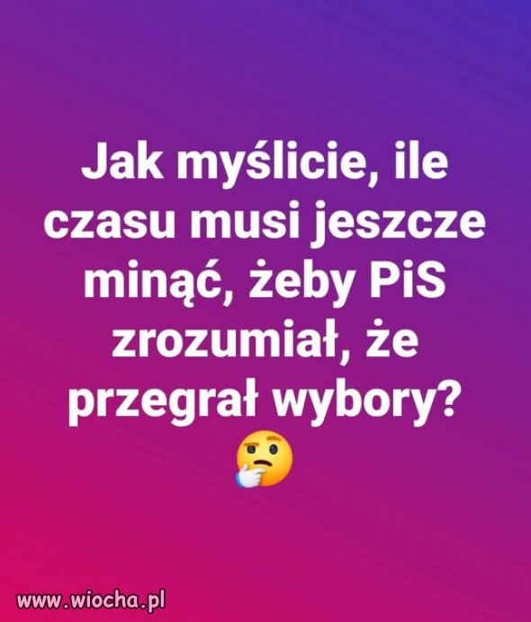 Holota PiSu niczego nie kuma, zyja w urojonej rzeczywistosci!