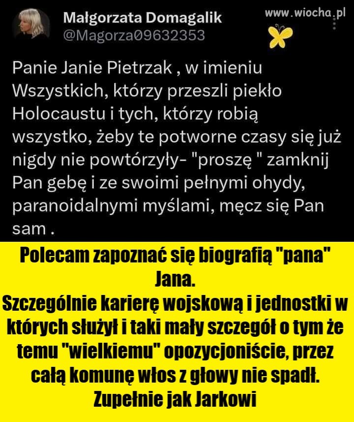 Należy mu odebrać wszystkie odznaczenia państwowe, bo je hańbi