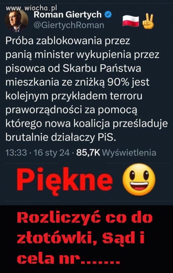 Romek jak zawsze w punkt