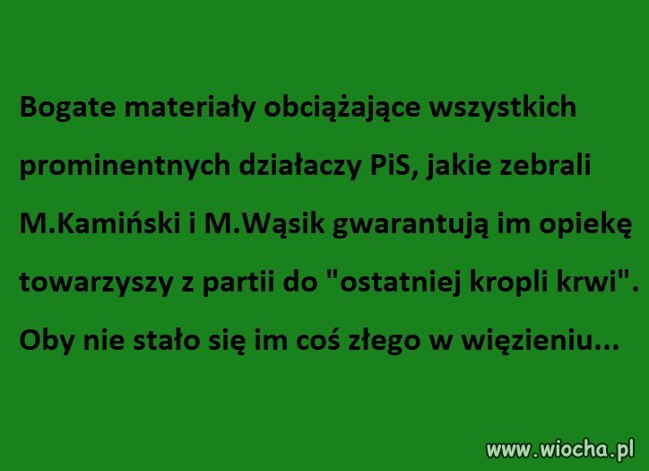 Spoko, nic złego im się nie stanie ...
