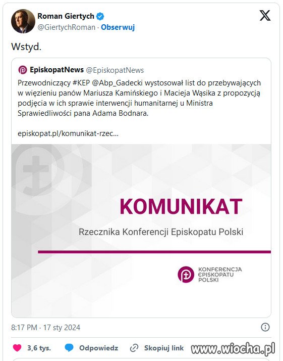 Episkopat stanął w obronie przestępców niszczących ludziom życie